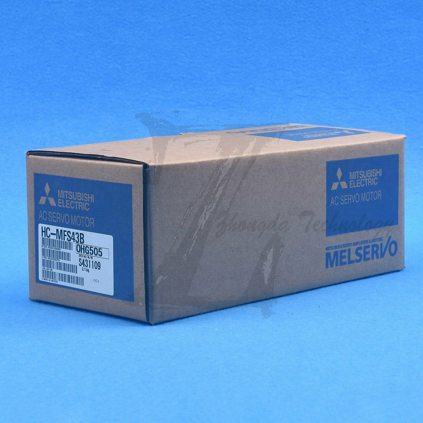 Mitsubishi 400W Servo Drive brake continuous 3.8Nm peak)HC-MFS43B - MITSUBISHI