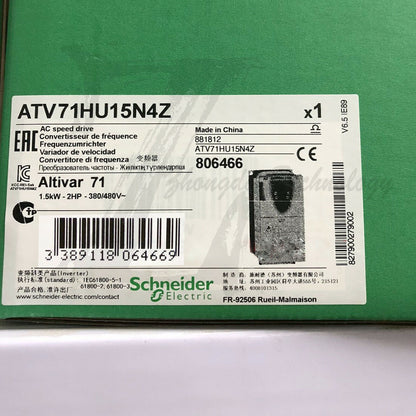 New Schneider inverter ATV71HU15N4Z : ATV71 1.5kW 3P 380VAC, 1.5KW - SCHNEIDER