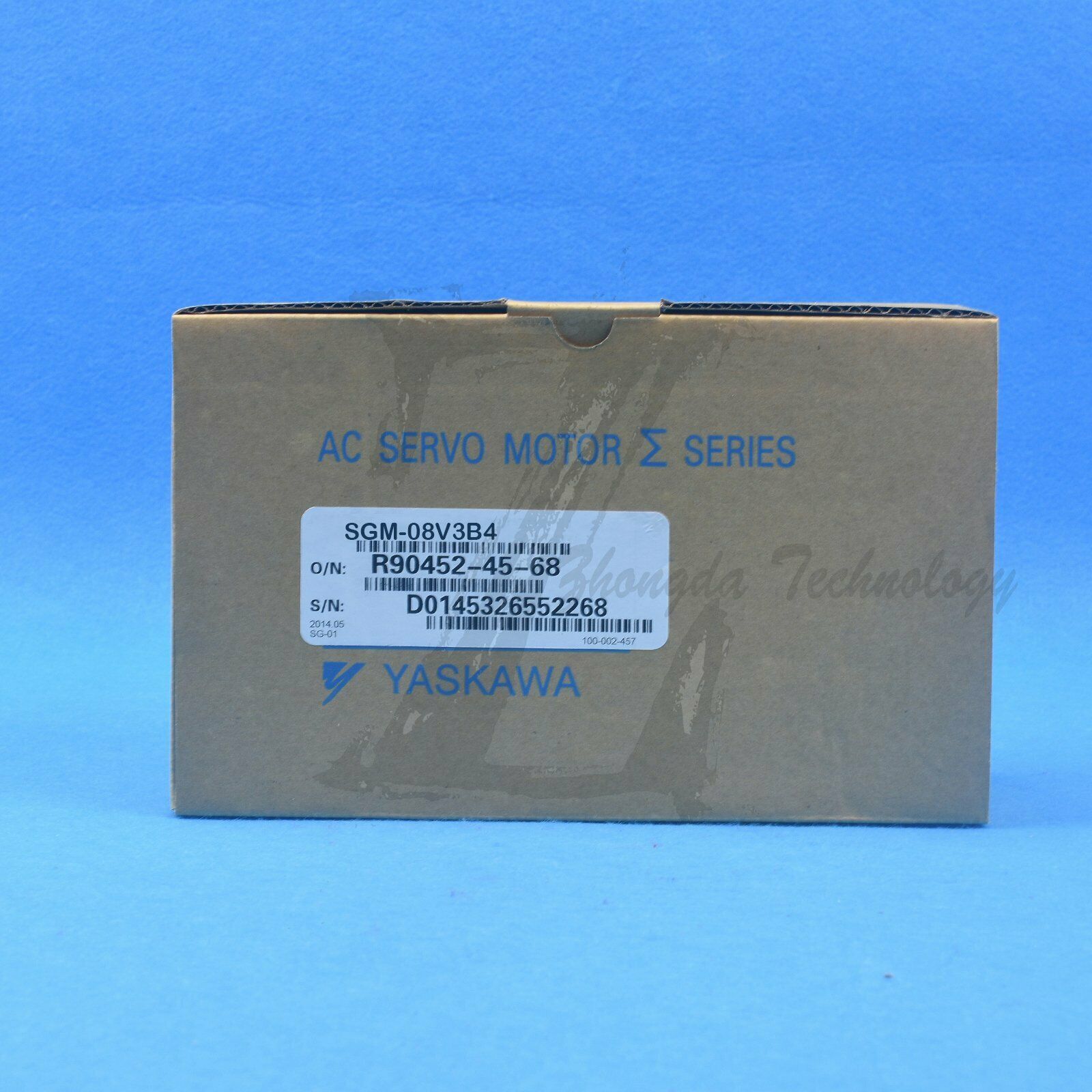 New In Box Yaskawa SGM-08V3B4 AC servo motor - YASKAWA
