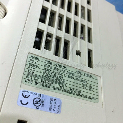 Used Yaskawa CIMR-G7B47P5 7.5KW 380V Tested In Good Condition - YASKAWA