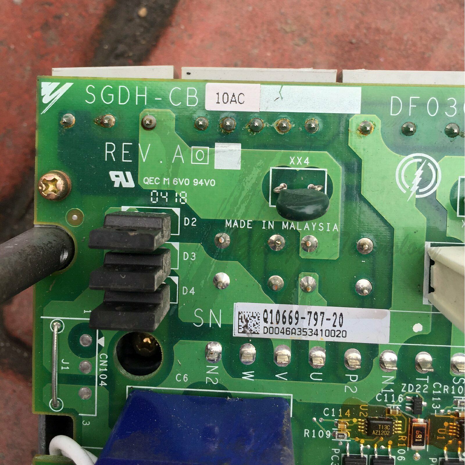 Used Yaskawa SGDH-CB10AC SGDHCB10AC Drive Board Tested In Good Condition - YASKAWA