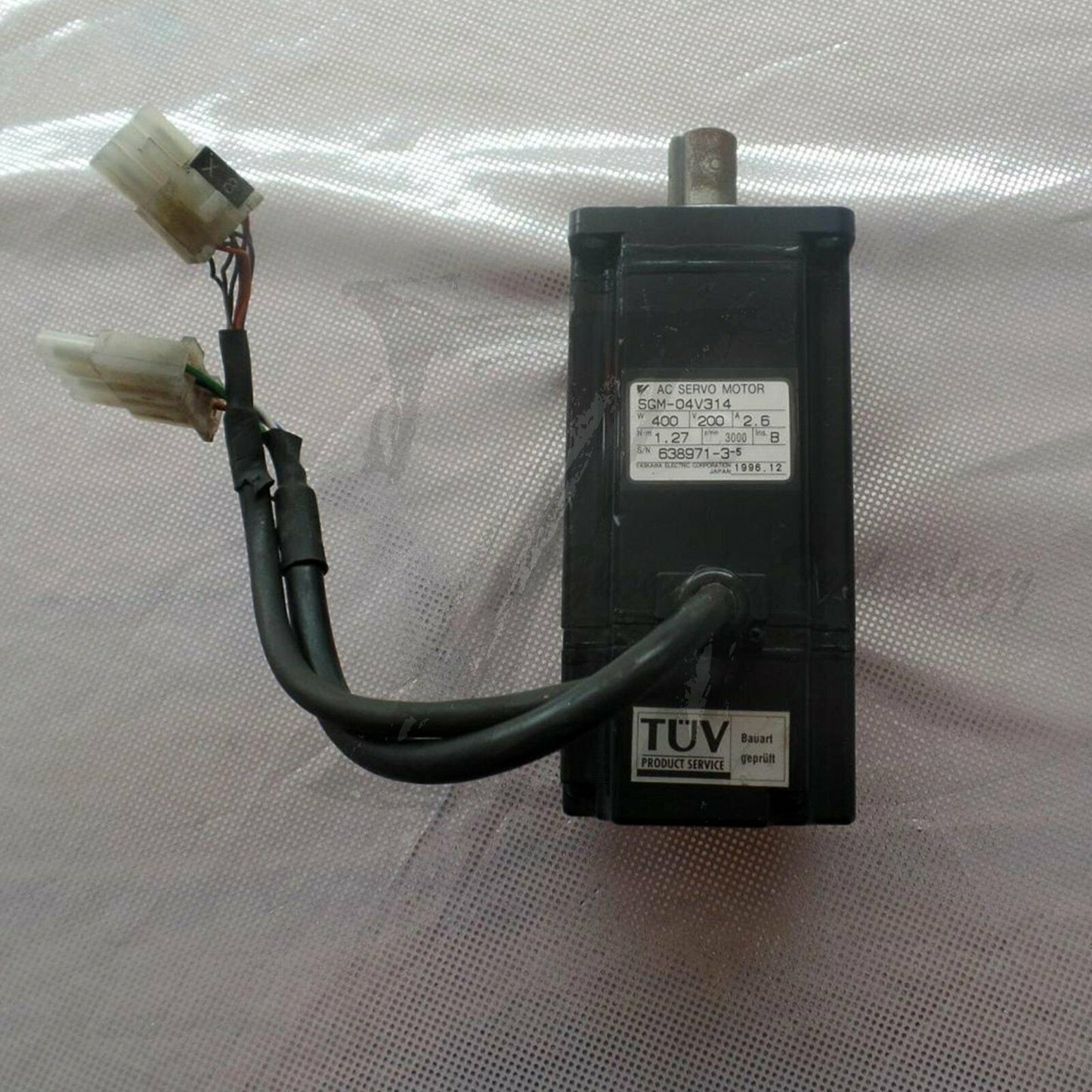 Used Yaskawa AC Servo Motor SGM-04V314 good test - YASKAWA