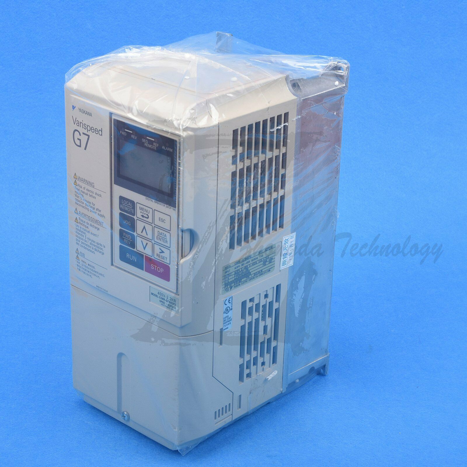 Used Yaskawa inverter CIMR-G7B42P2 Tested in good condition Send