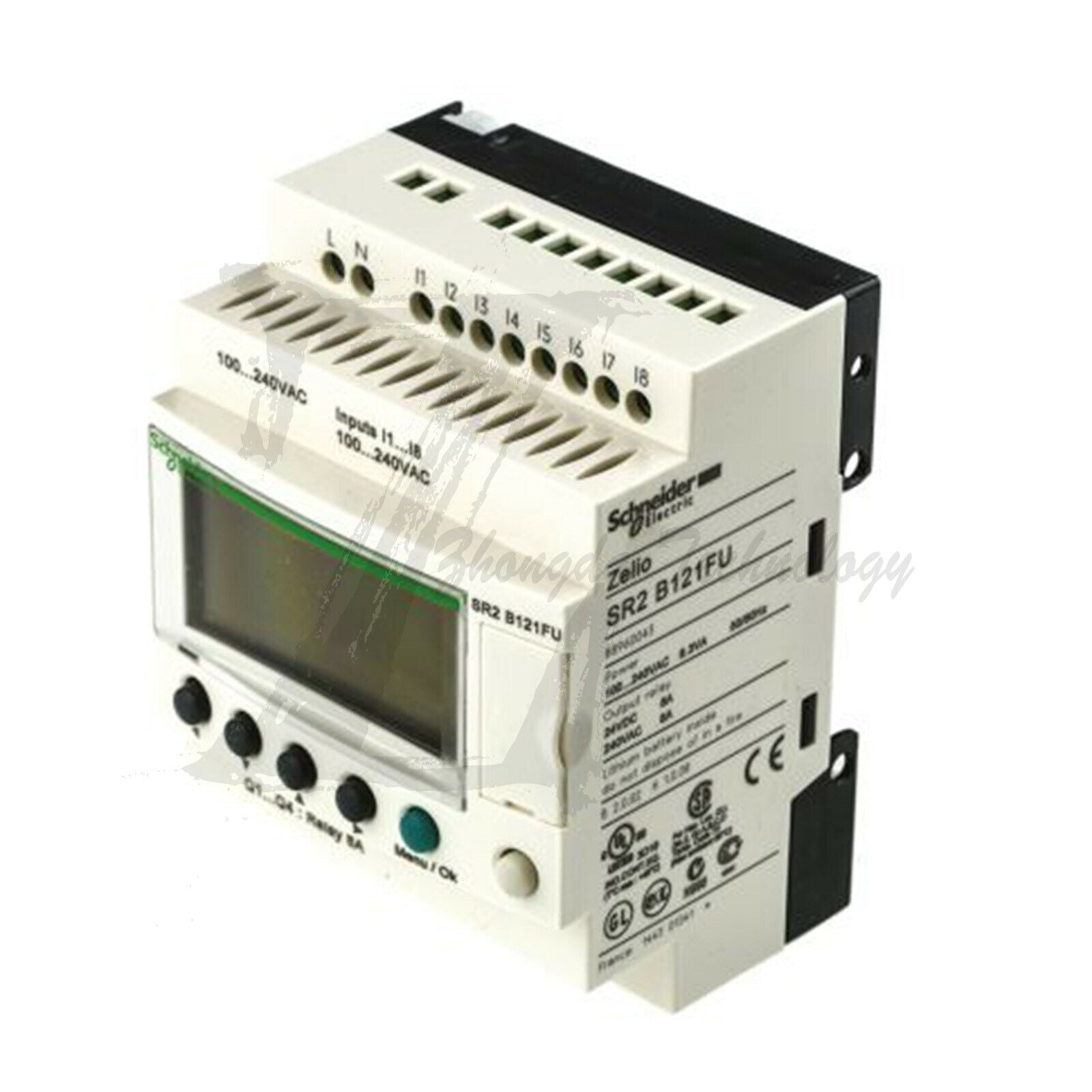 New Schneider SR2B121FU logic controller AC100-240V 8 input 4 relay output - SCHNEIDER