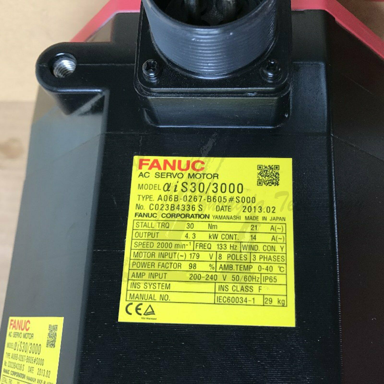 NEW Fanuc AC SERVO MDL AM30/3000I, TPR, 90v BRK, a64ia A06B-0267-B605#S000 - FANUC