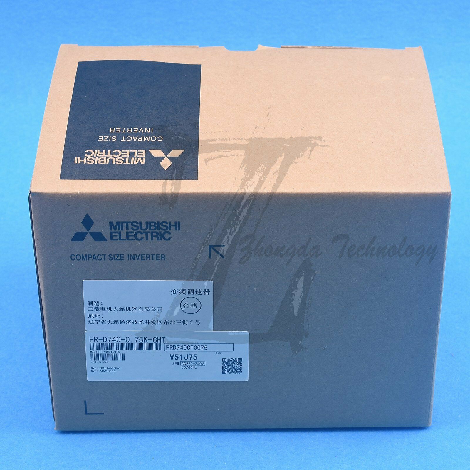 NEW Mitsubishi inverter FR-D700 three-phase 400V FR-D740-0.75K-CHT 0.75KW - MITSUBISHI