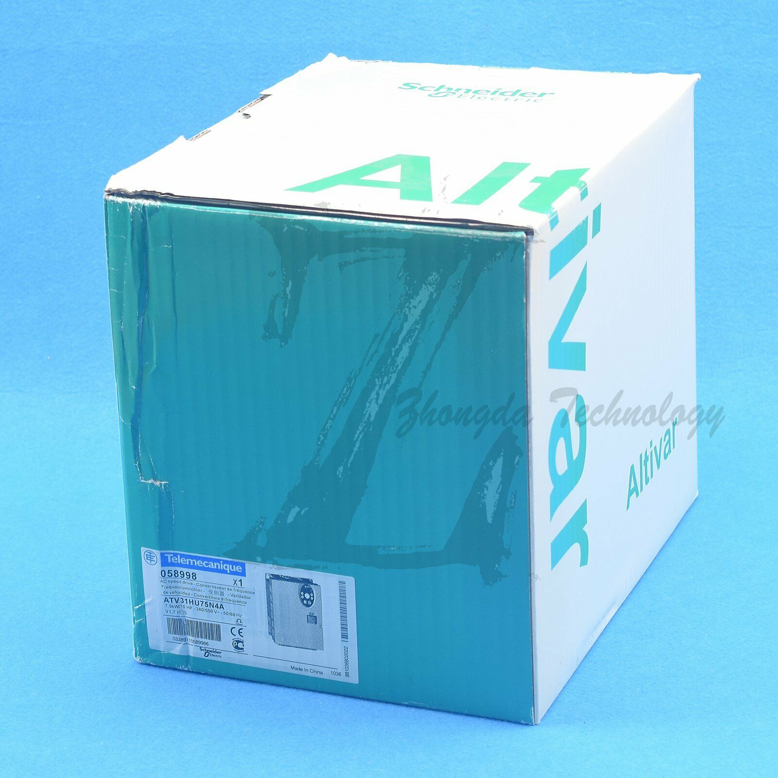 NEW Schneider inverter ATV31HU75N4A : ATV31 7.5kW three-phase, 380...500V - SCHNEIDER