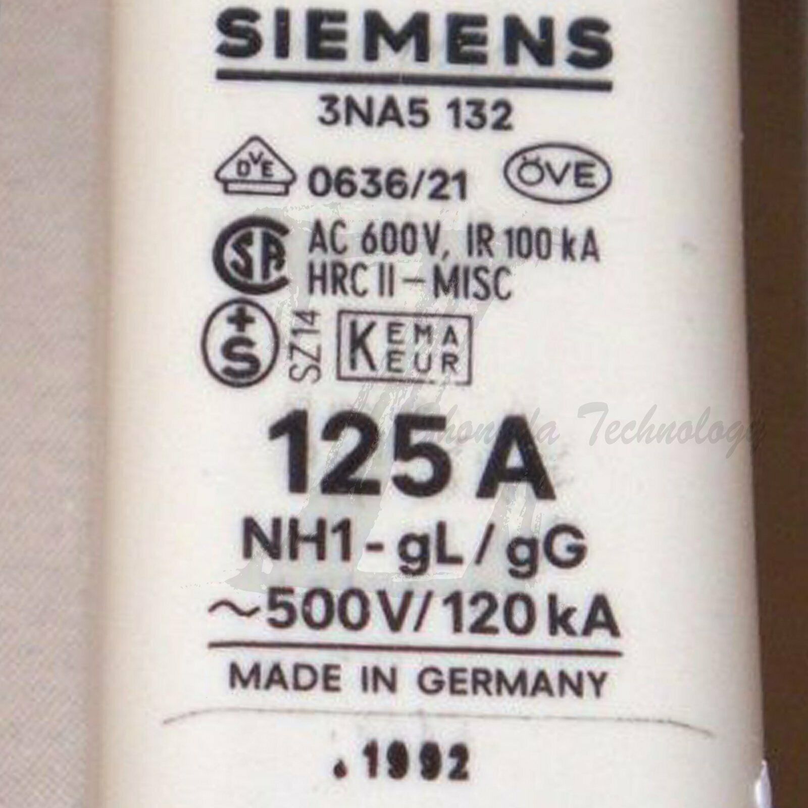 New Siemens fuse 3NA5132 3NA5132 Siemens