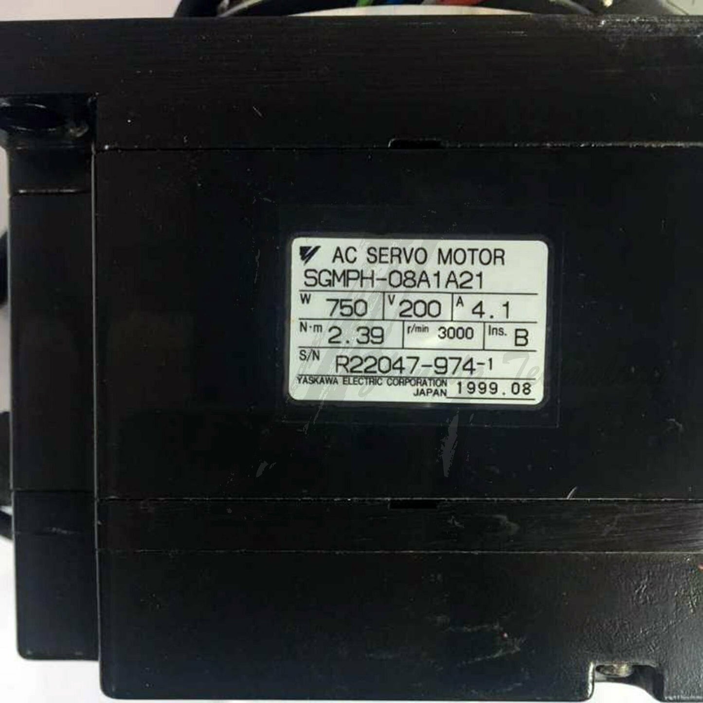 Used Yaskawa servo motor SGMPH-08A1A21 Tested In Good Condition - YASKAWA