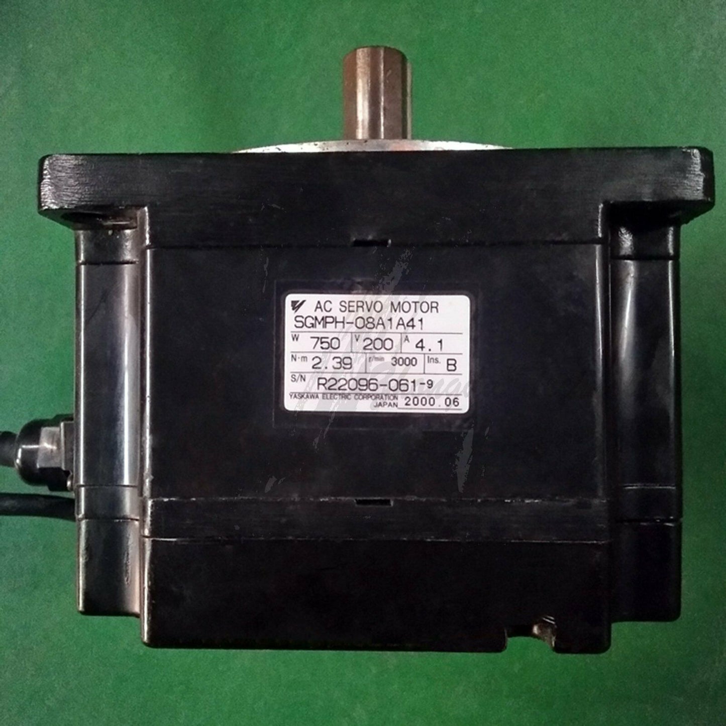 Used Yaskawa Servo Motor SGMPH-08A1A41 good test - YASKAWA