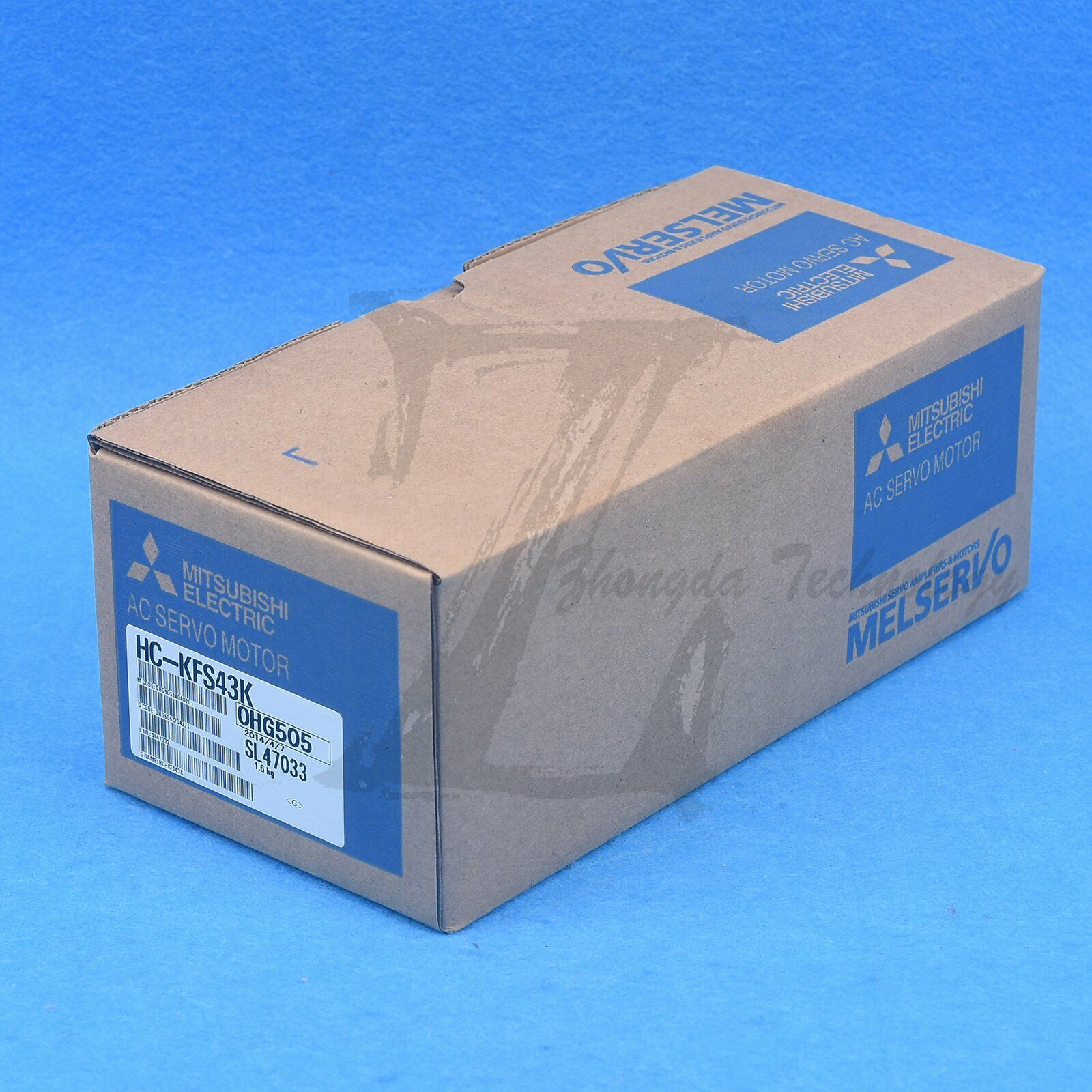 NEW Mitsubishi, Servo Motor, 0.4 kW, 200 V, 2.3 A, 3000 rpm HC-KFS43K - MITSUBISHI