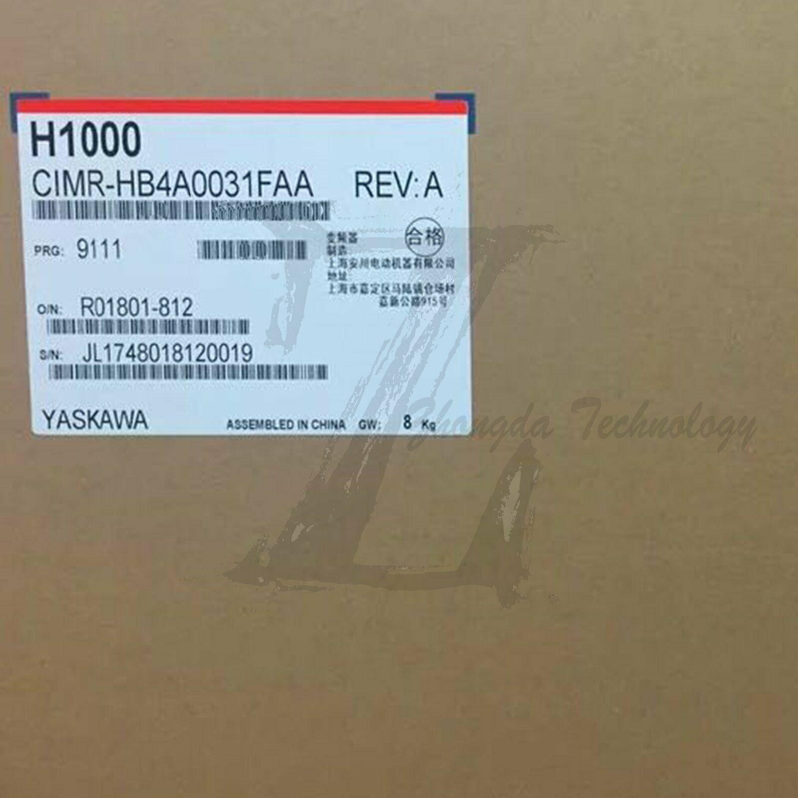 New Yaskawa H1000 Inverter CIMR-HB4A0031FAA 11KW - YASKAWA