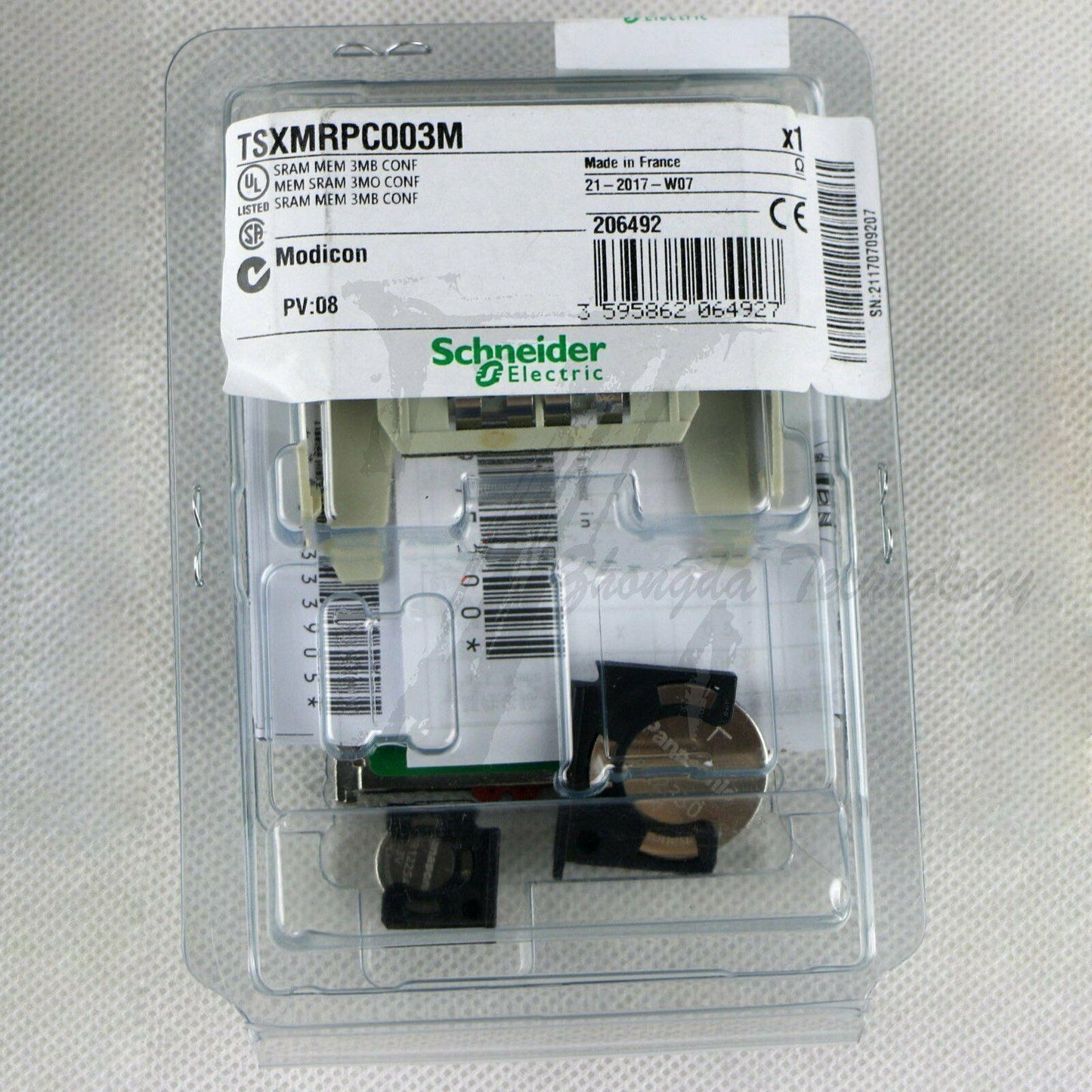 Schneider TSXMRPC003M configurable SRAM extended memory - for processors - SCHNEIDER