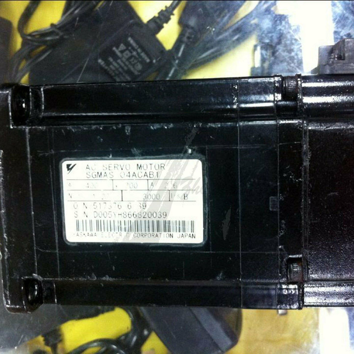 Used Yaskawa 400W Servo Motor SGMAS-04ACAB1 good test - YASKAWA