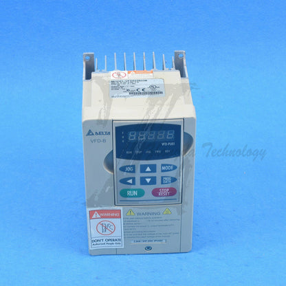 Used Delta VFD022B23B Inverter 2.2KW /220V Tested It In Good Condition - DELTA