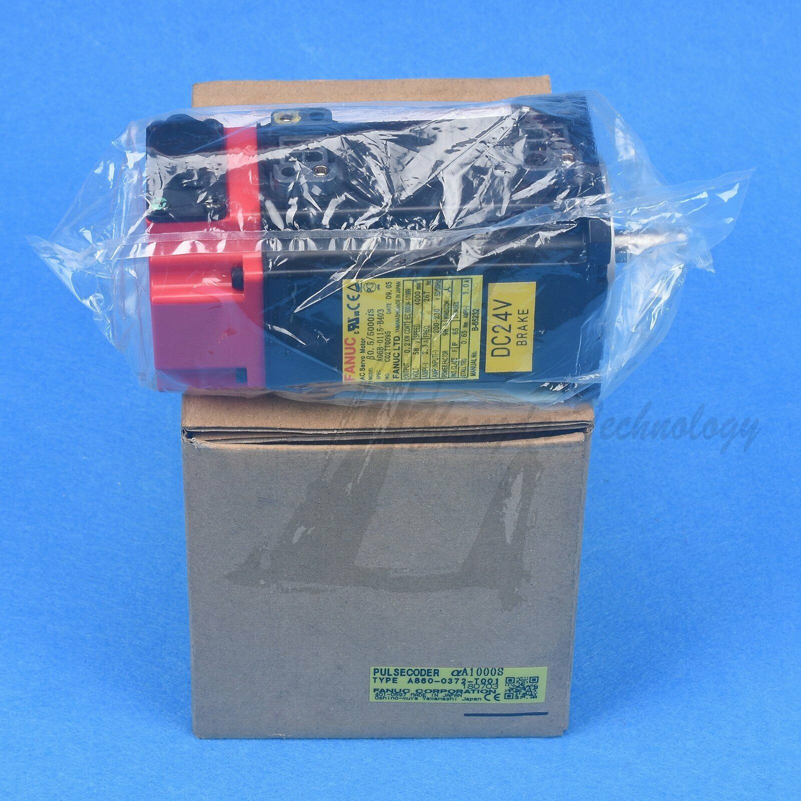 New fanuc AC SERVO MDL BiS.05/6000, ST, SLK, 24V DC BRK, b64ia,A06B-0115-B403 - FANUC
