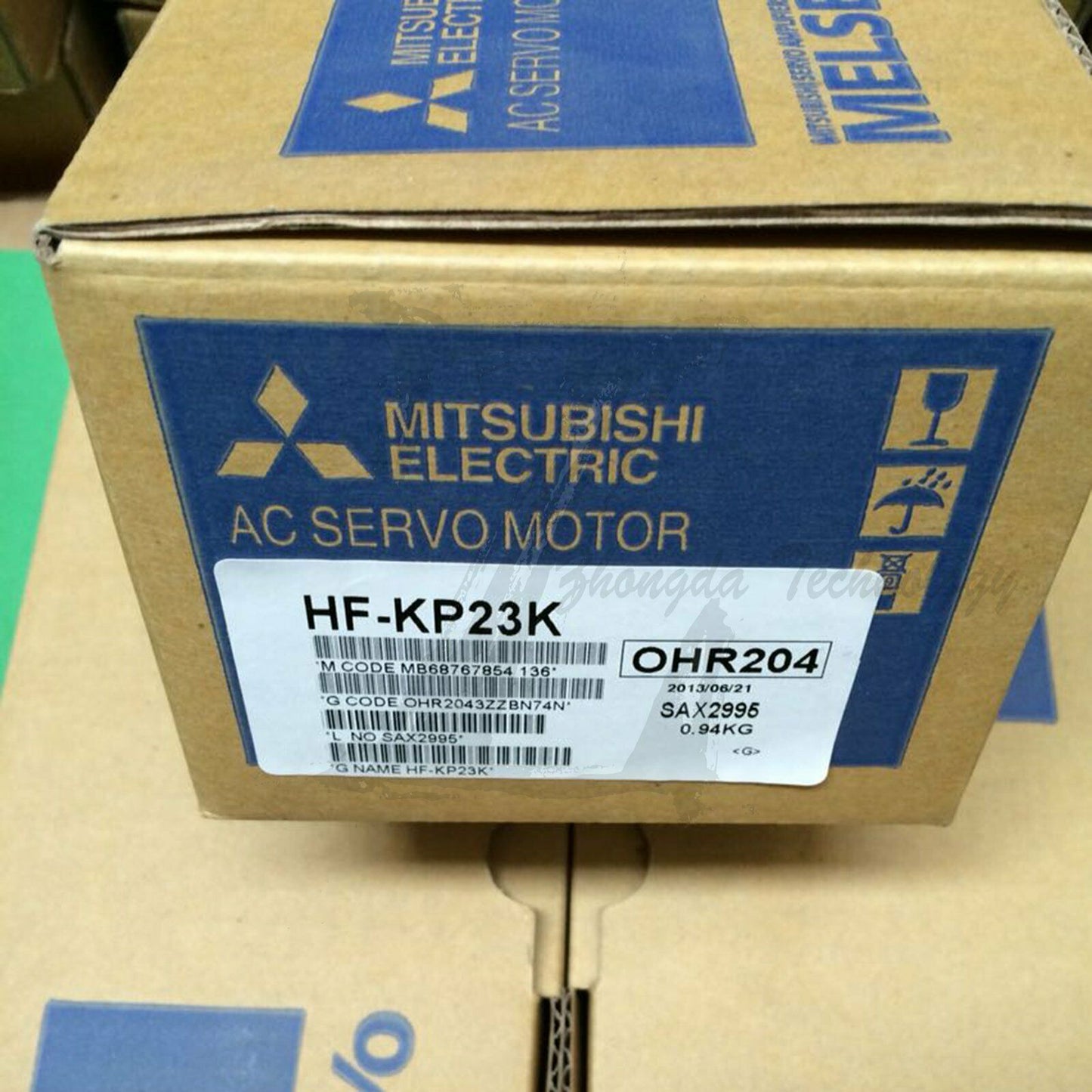 NEW Mitsubishi AC servo motor 111V 1.4A 200W 3000RPM HF-KP23K - MITSUBISHI