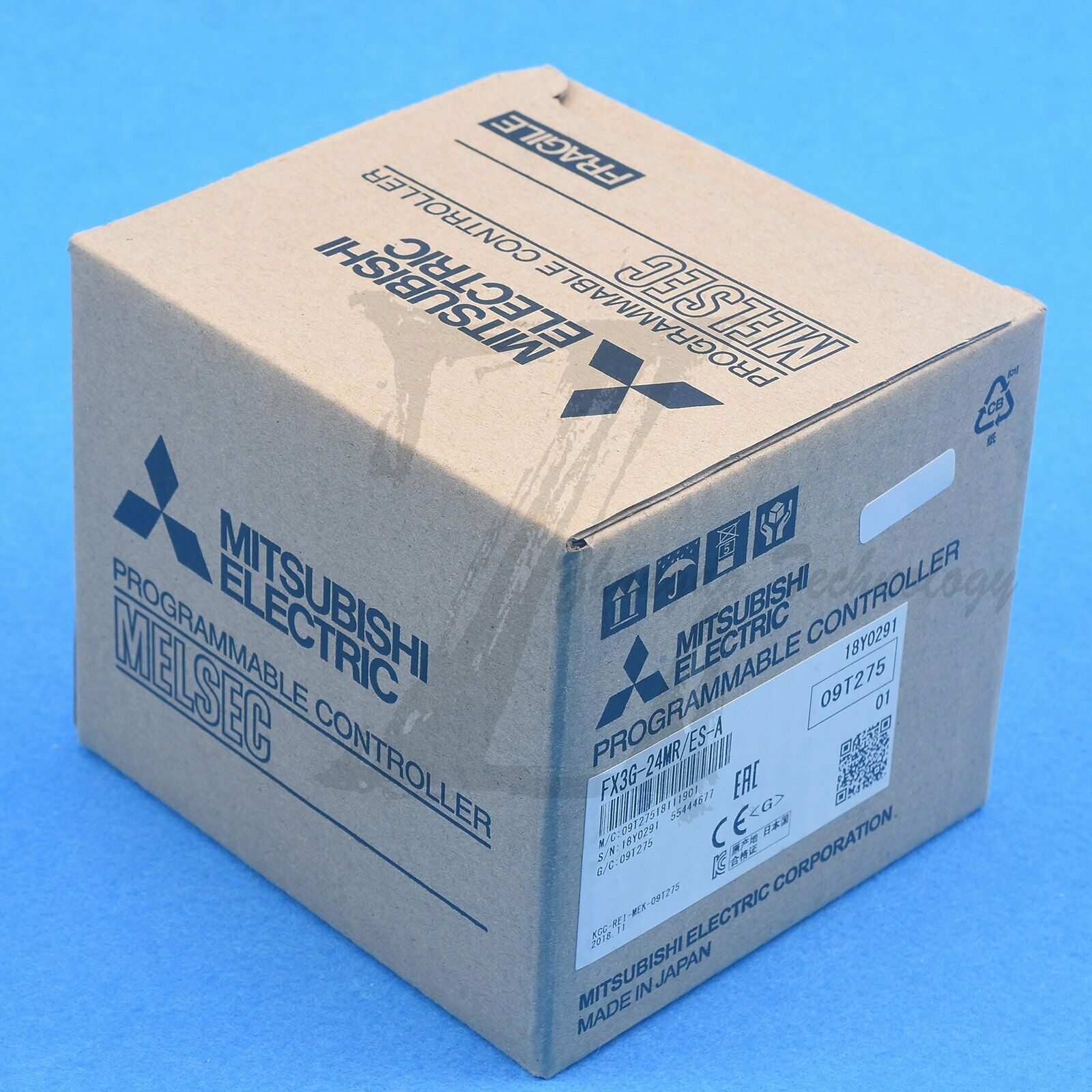 NEW Mitsubishi PLC programmable controller FX3G-24MR/ES-A - MITSUBISHI