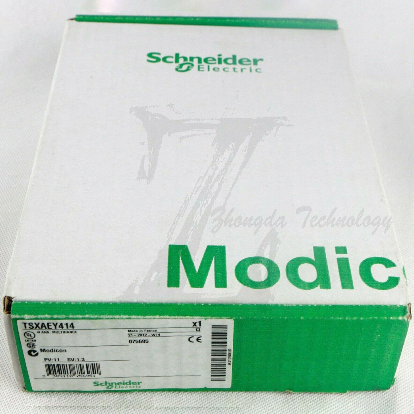 New Schneider TSXAEY414 :Analog input,4 channels,multi-range,mobile wiring block - SCHNEIDER