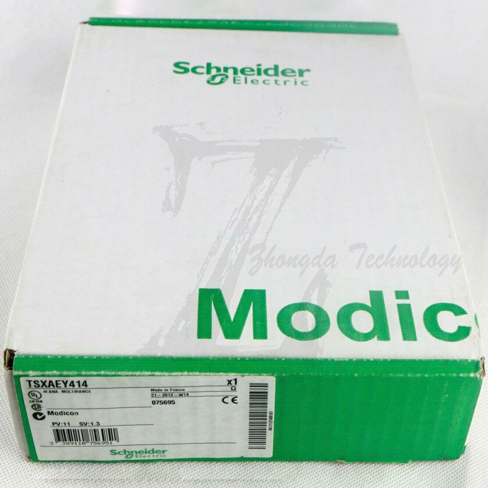 New Schneider TSXAEY414 :Analog input,4 channels,multi-range,mobile wiring block - SCHNEIDER