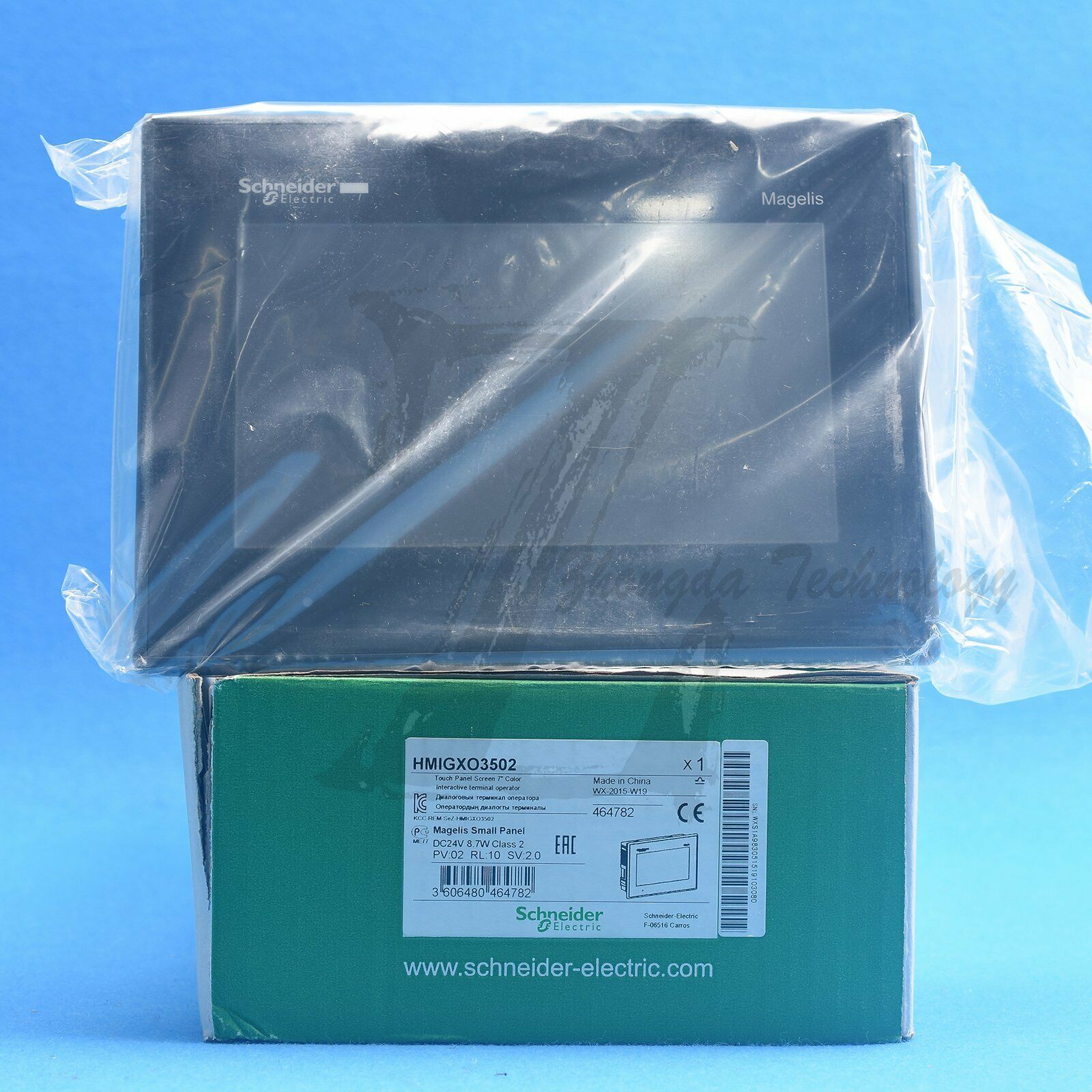 New Schneider Magelis 7" Color Panel Touch Screen HMIGXO3502 - SCHNEIDER