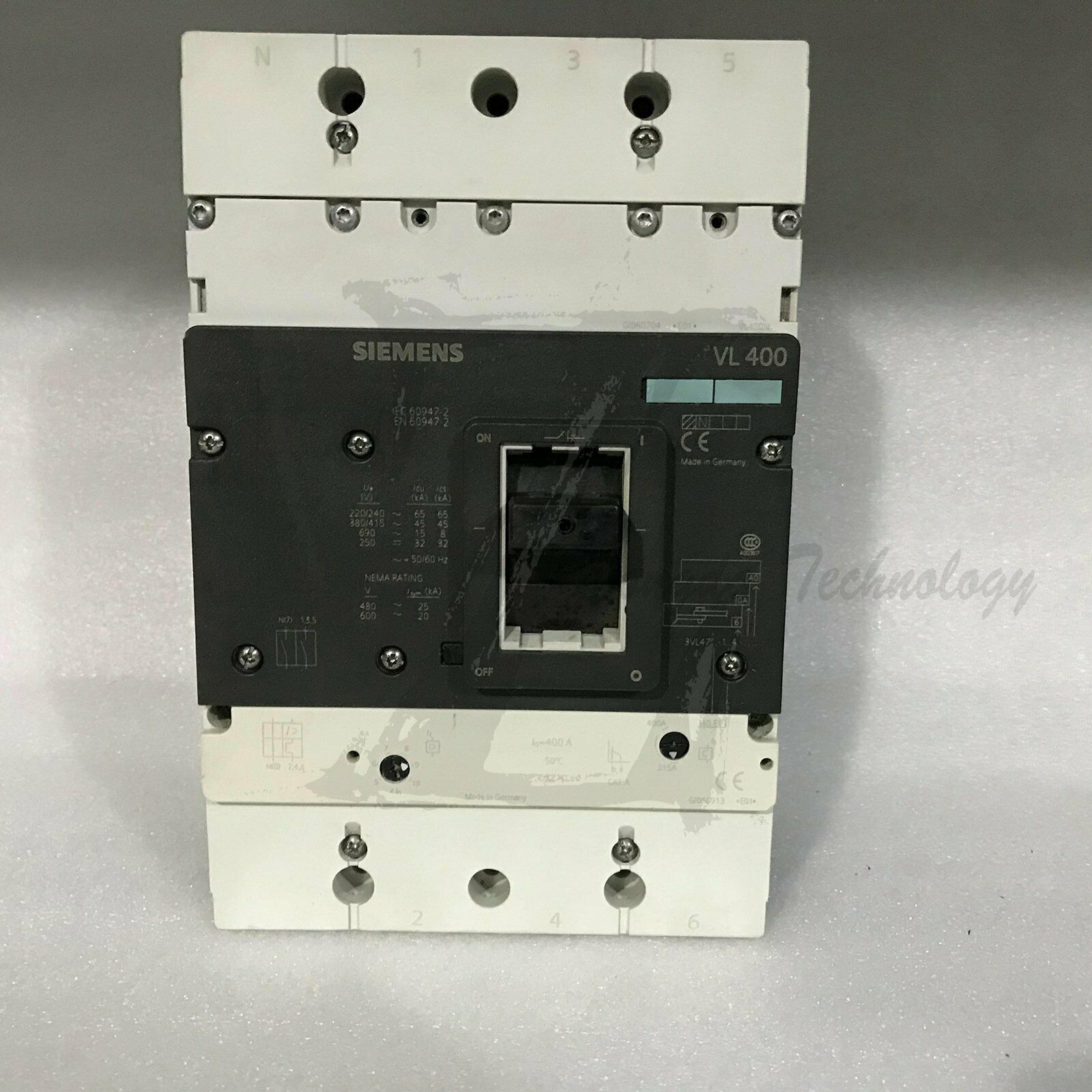 New Siemens circuit breaker 3VL5763-1DC36-0AA0