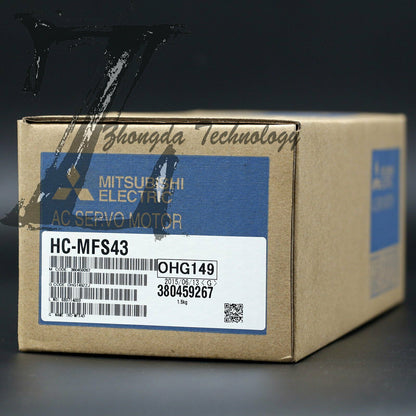 Mitsubishi Servo Motor 0.4 kW 200 V & 400 V 9 A 4500 rpm 1.3 Nm HC-MFS43 - MITSUBISHI