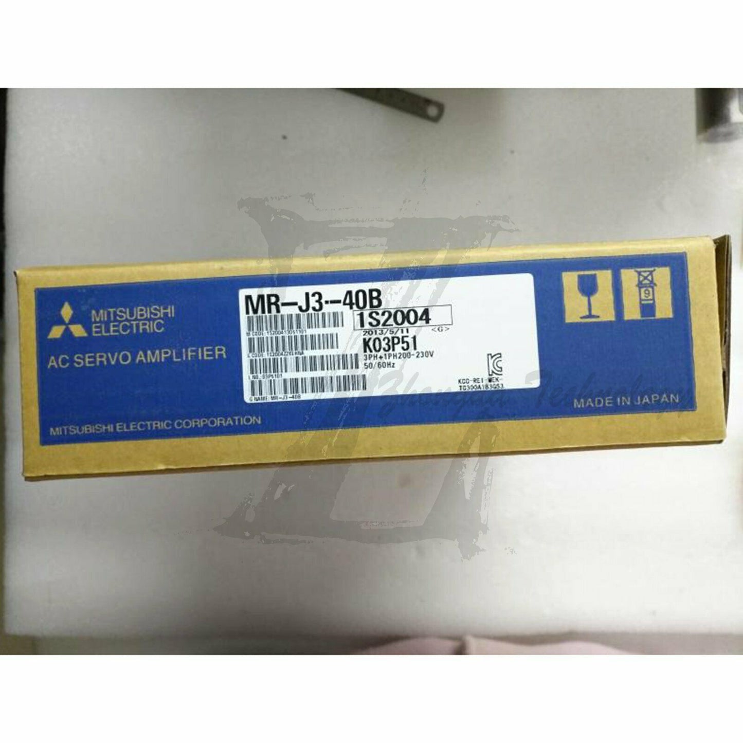 New Mitsubishi Servo Amplifier MR-J3-40B 1/3 Phase 200~230V 50/60Hz - MITSUBISHI