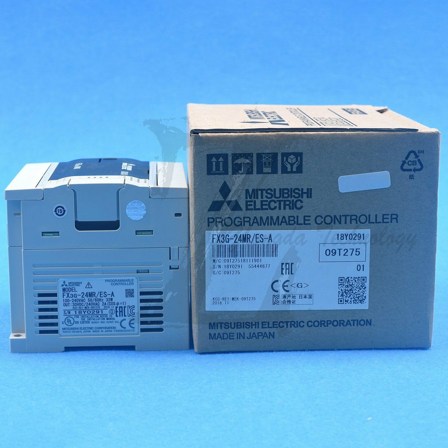 NEW Mitsubishi PLC programmable controller FX3G-24MR/ES-A - MITSUBISHI
