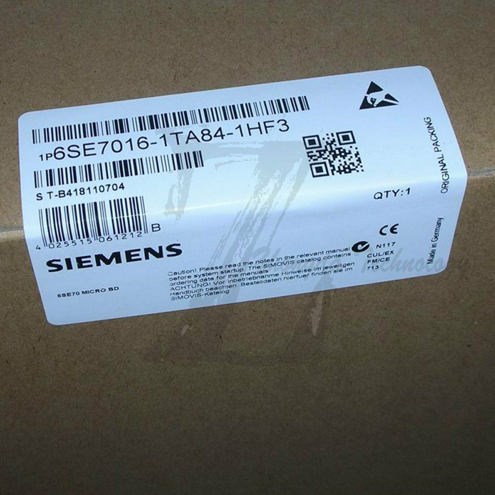 New Siemens, inverter base power board main board 6SE7016-1TA84-1HF3