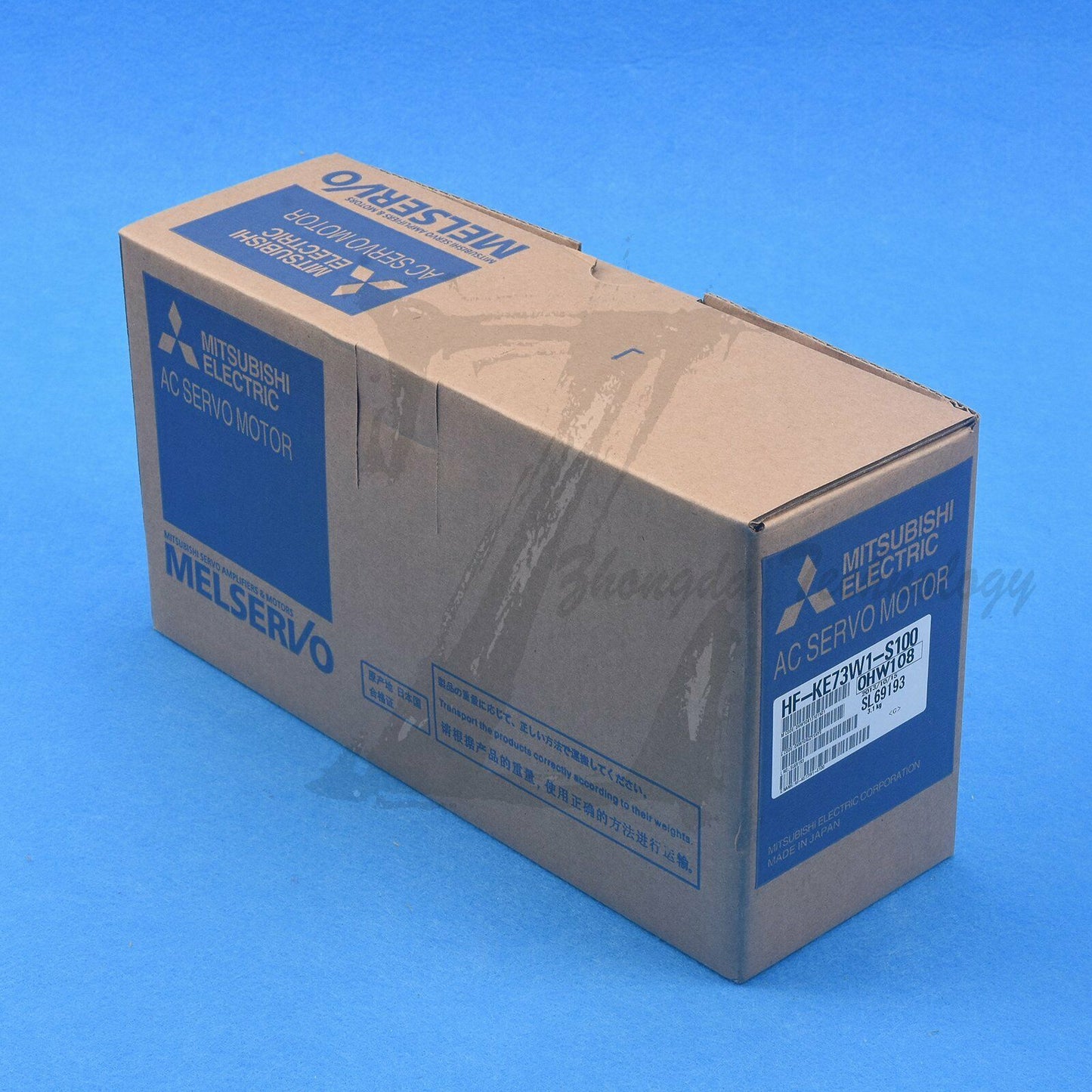 Mitsubishi AC Servo Motor, 750 W, 5.2 A, 3000 rpm, 7.2 Nm, HF-KE73W1-S100 - MITSUBISHI