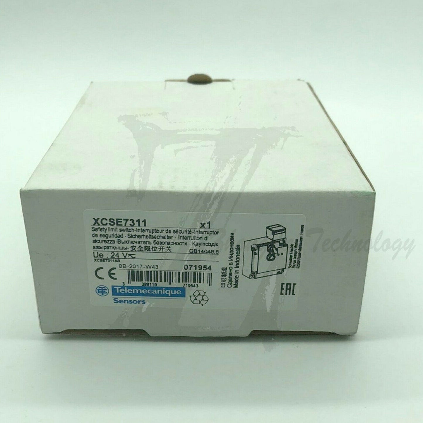 Schneider XCSE7311 : Insert type safety door lock switch, metal case - SCHNEIDER