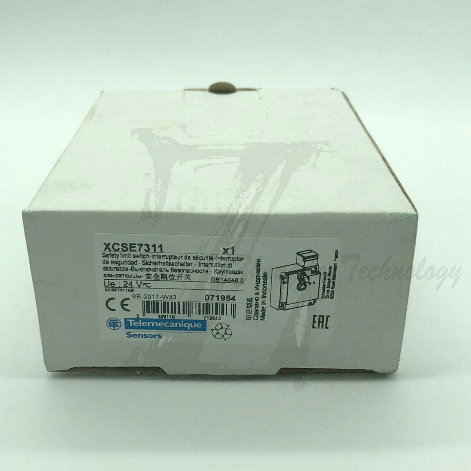 Schneider XCSE7311 : Insert type safety door lock switch, metal case - SCHNEIDER