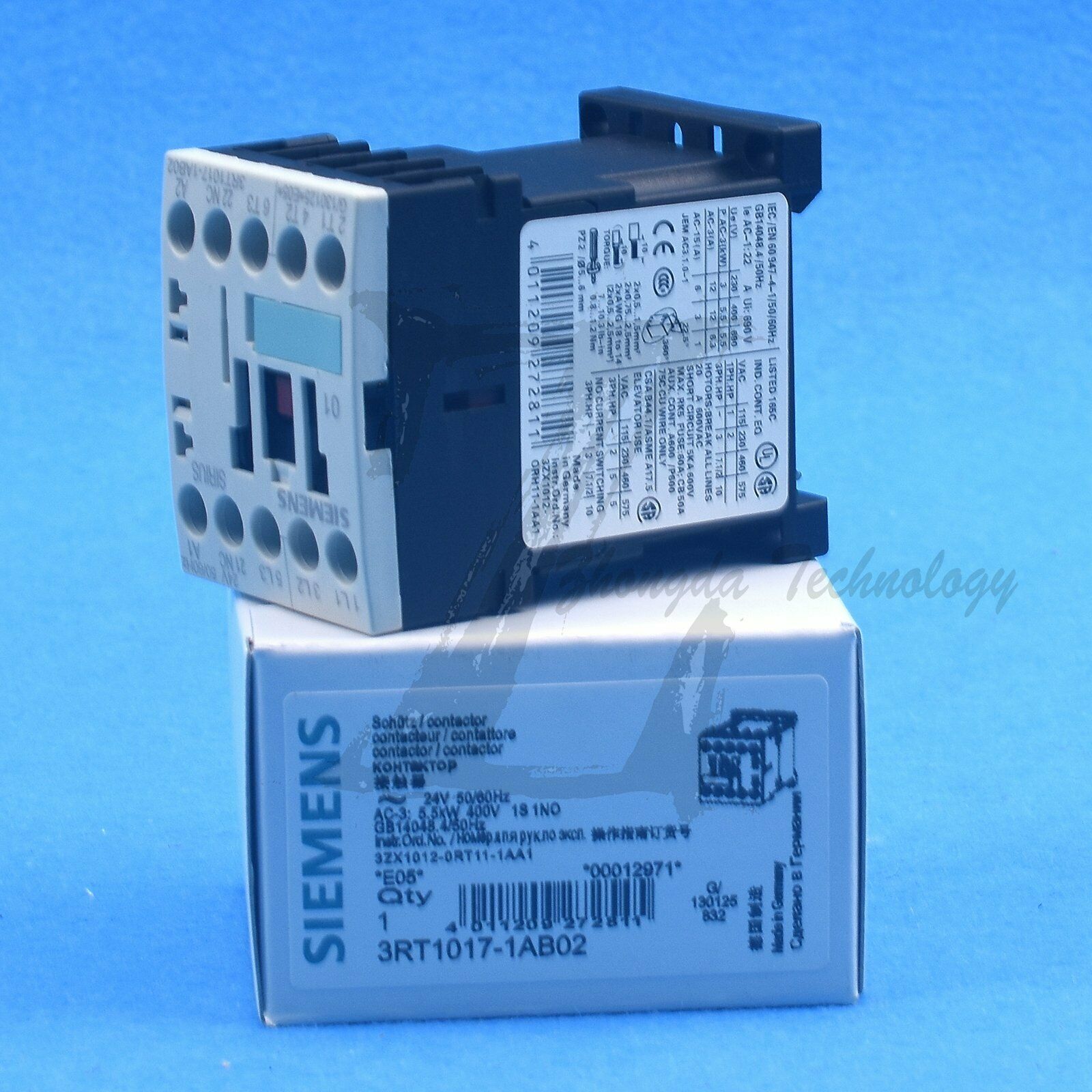 NEW Siemens contactor coil voltage 24V 3RT1017-1AB02 Siemens