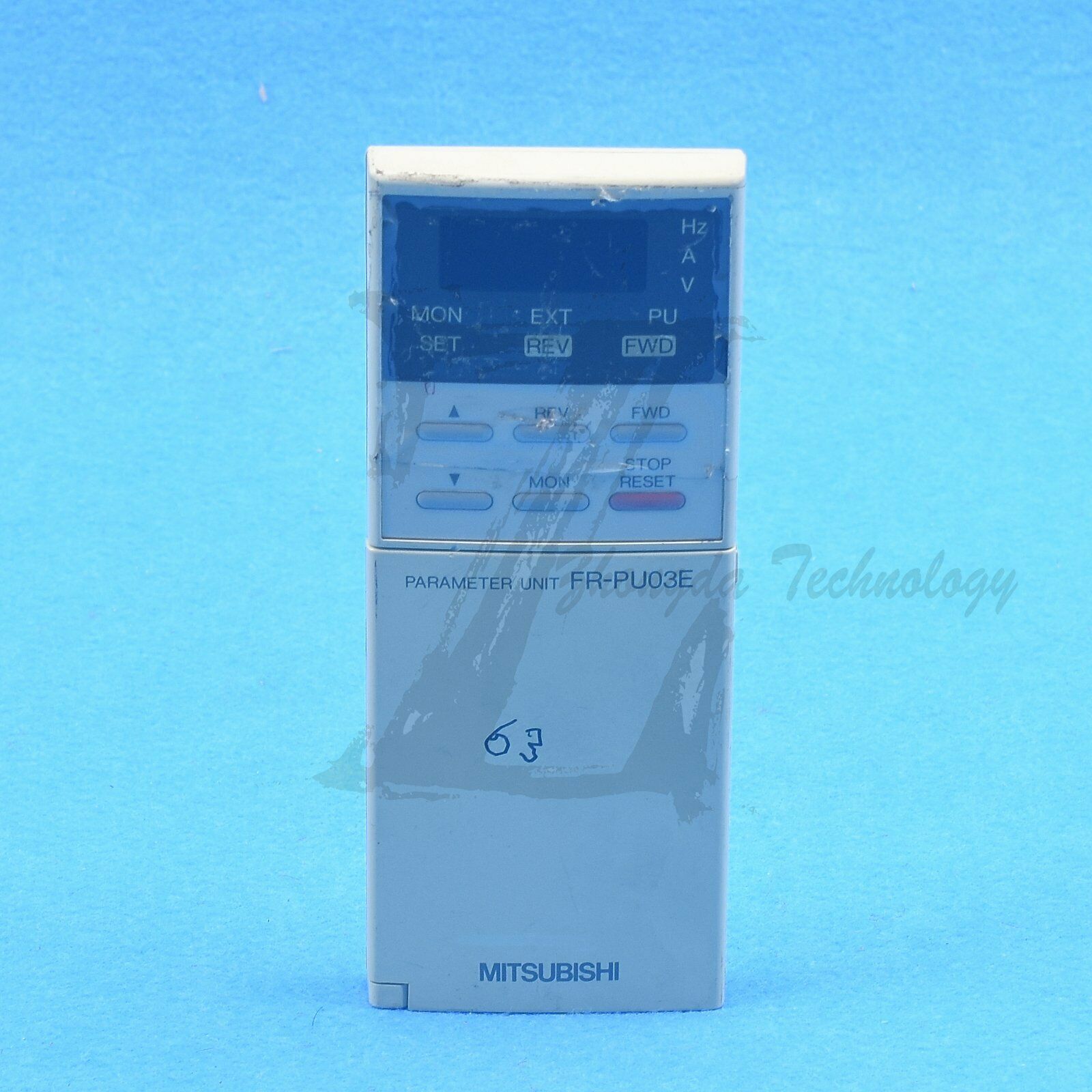 Used MITSUBISHI Inverter Operator Panel FR-PU03E Good test - MITSUBISHI