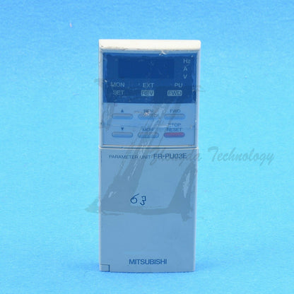 Used MITSUBISHI Inverter Operator Panel FR-PU03E Good test - MITSUBISHI