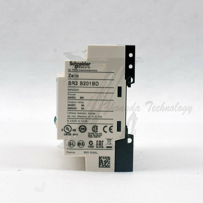 Schneider SR2B201BD logic controller DC24V 12 6-channel AI input 8 relay output - SCHNEIDER