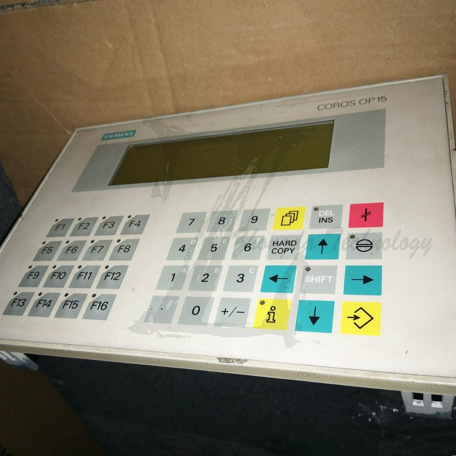 Used Siemens COROSOP 15 touch screen 6AV3515-1MA01