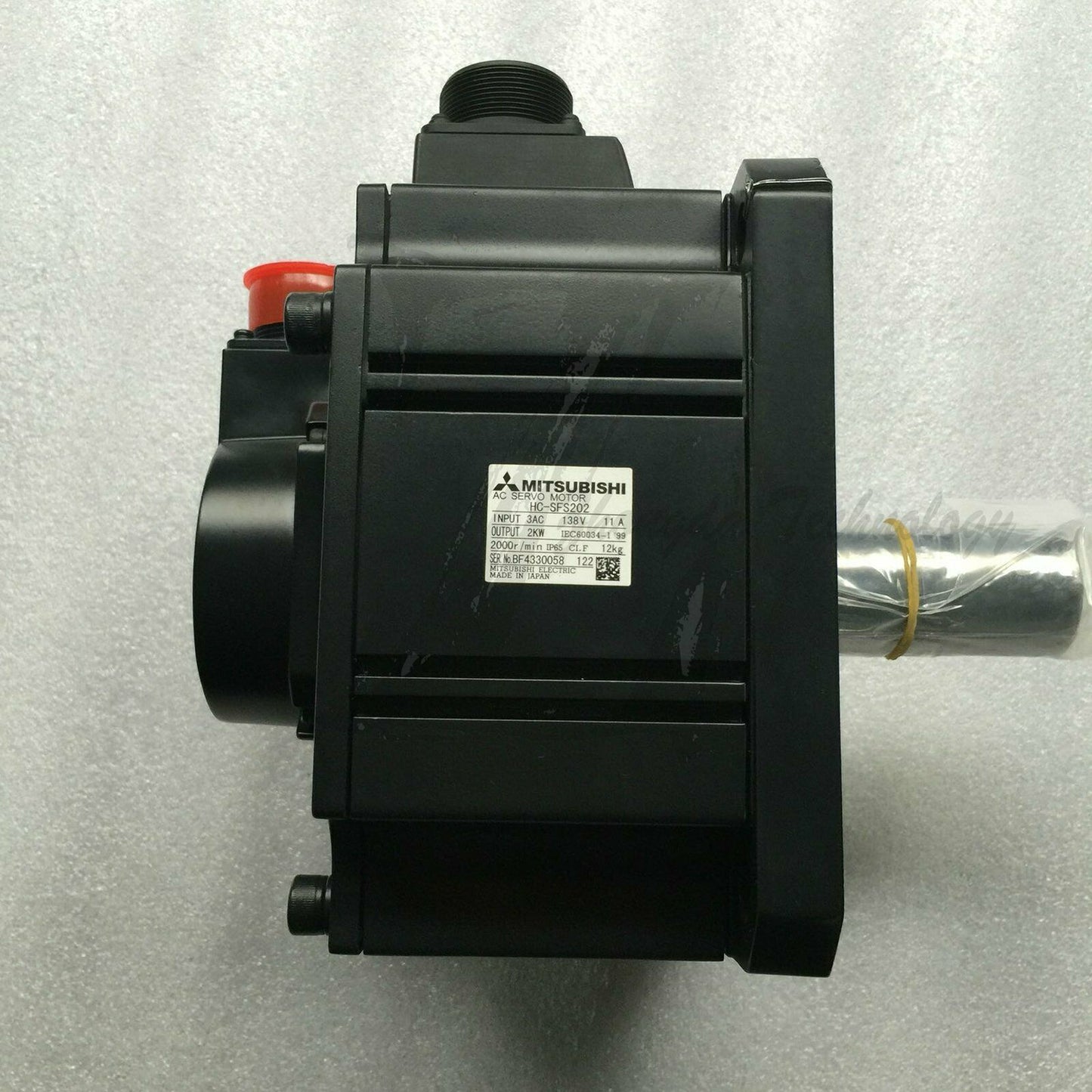 Mitsubishi Servo Motor 2 kW 200 V & 400 V 33 A 2500 rpm 9.55 Nm HC-SFS202 - MITSUBISHI