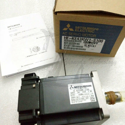 New Mitsubishi Servo Motor 0.4 kW 8.1 A 3000 rpm 3.8 Nm HF-KE43KW1-S100 - MITSUBISHI