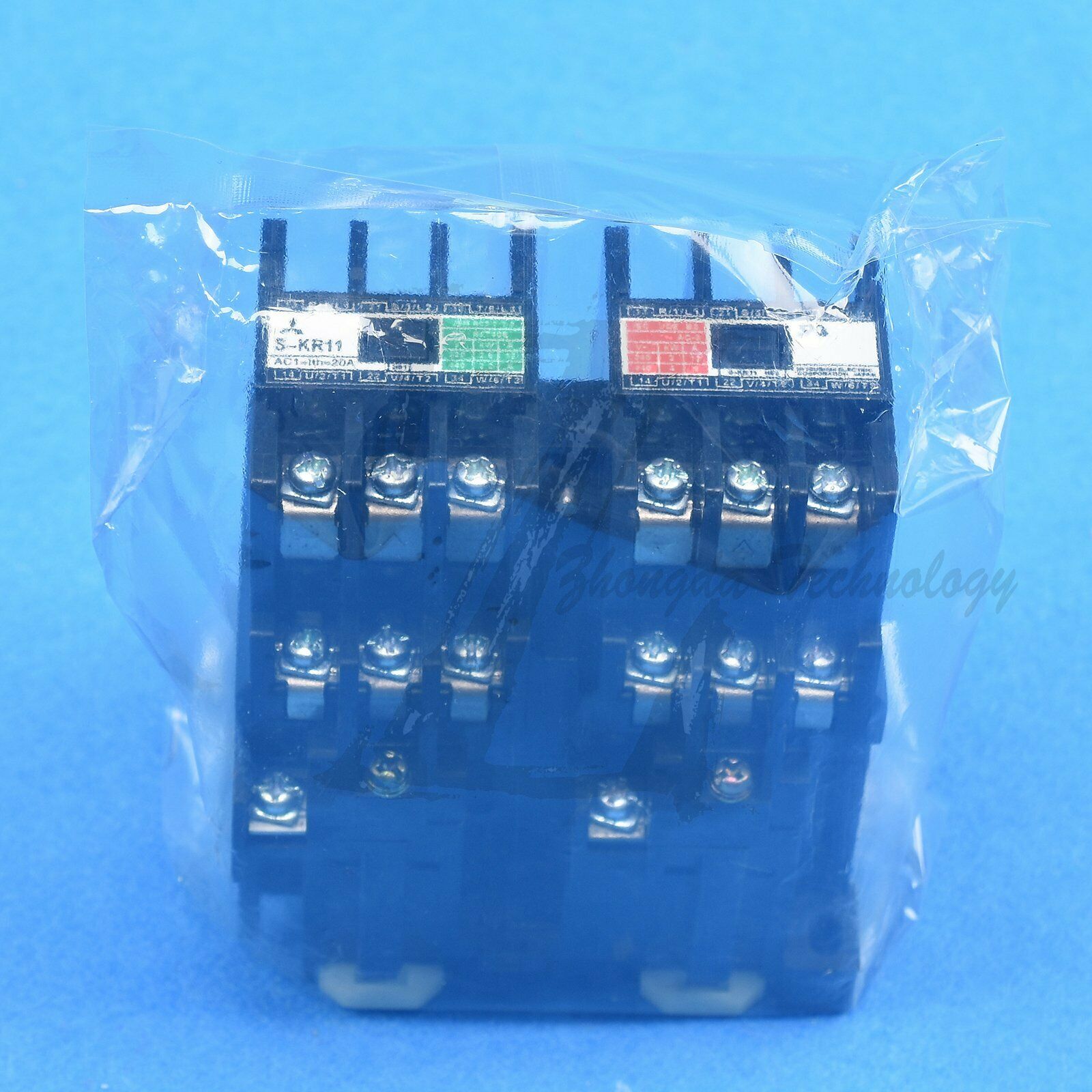 NEW Mitsubishi double interlocking contactor S-KR11 200V 100V - MITSUBISHI
