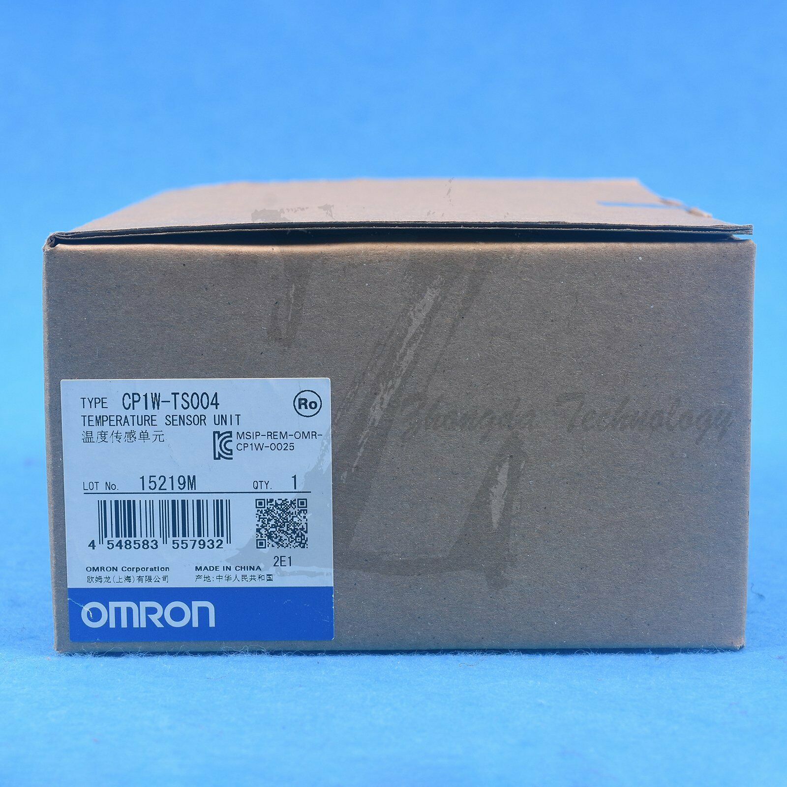 NEW Omron temperature sensor CP1W-TS004 Quality assurance, 100% authentic - OMRON