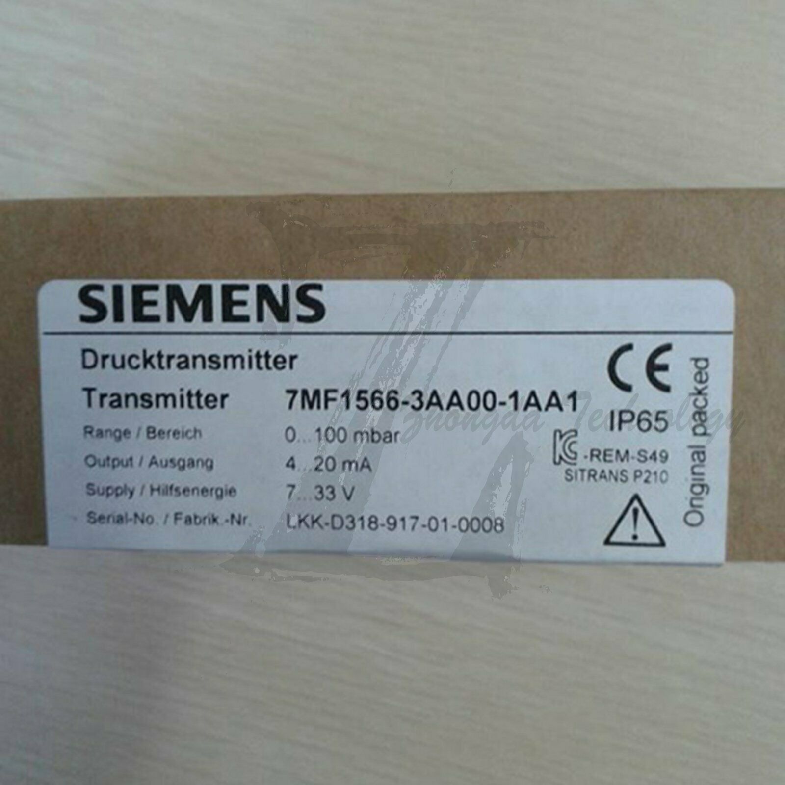 New Siemens pressure transmitter 7MF1566-3AA00-1AA1 Siemens