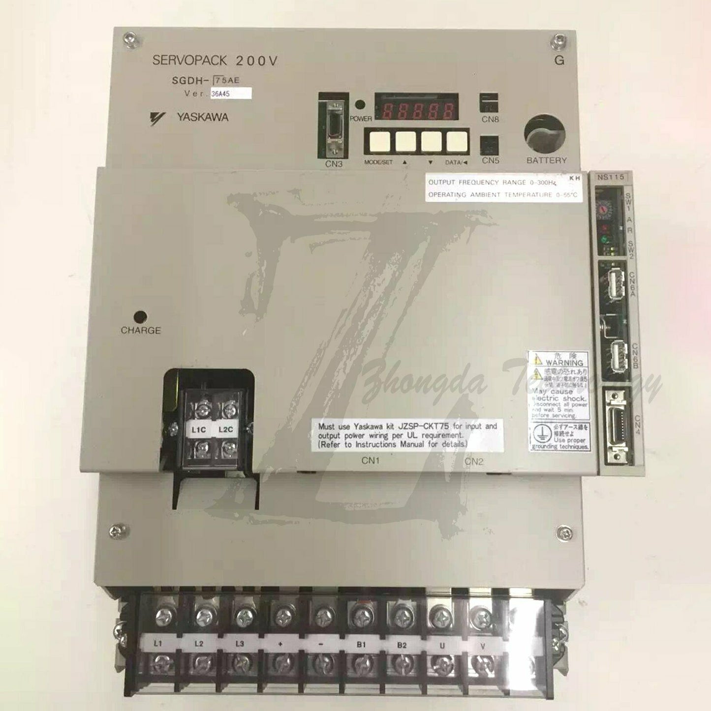 Used Yaskawa servo driver SGDH-75AE Tested Good - YASKAWA