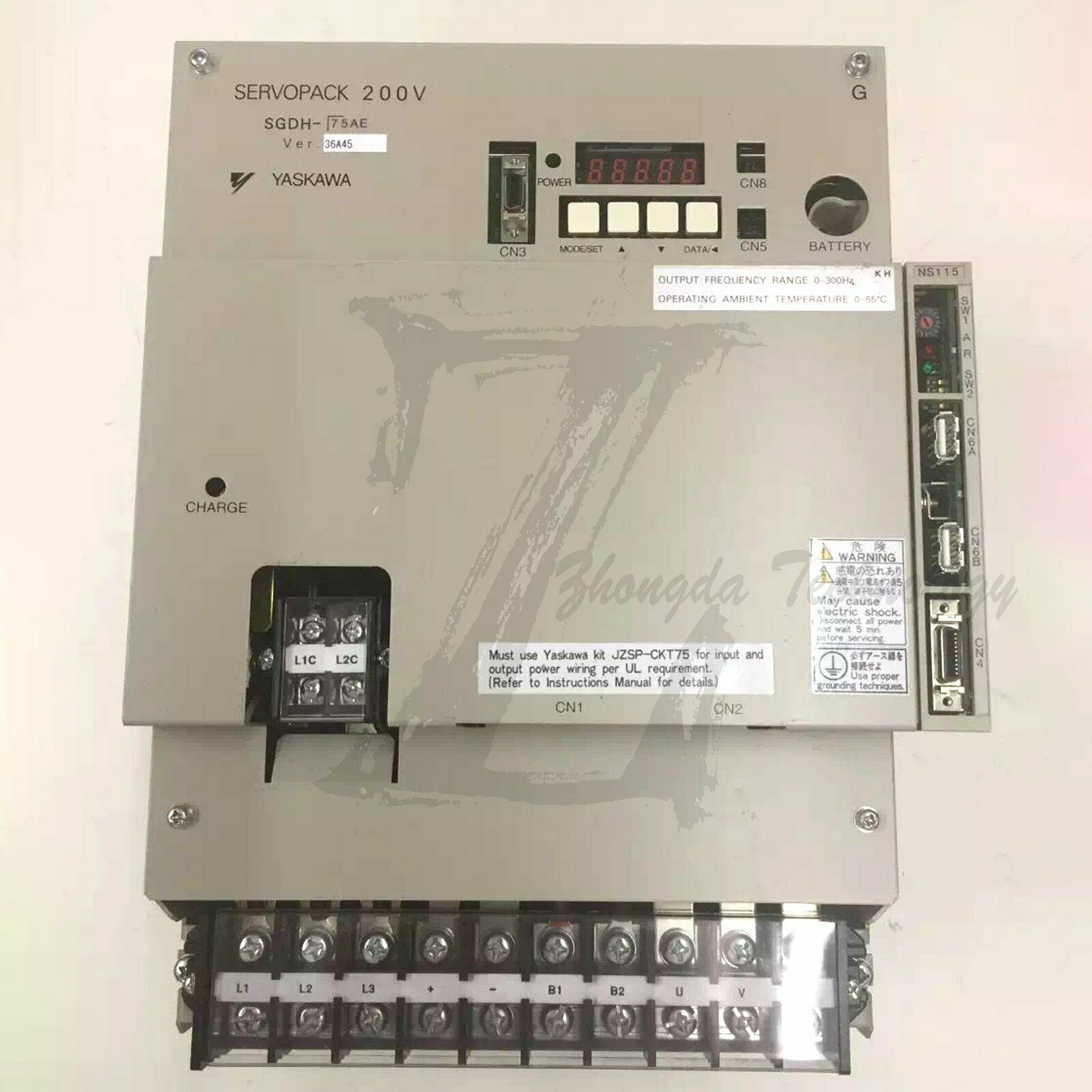 Used Yaskawa servo driver SGDH-75AE Tested Good - YASKAWA