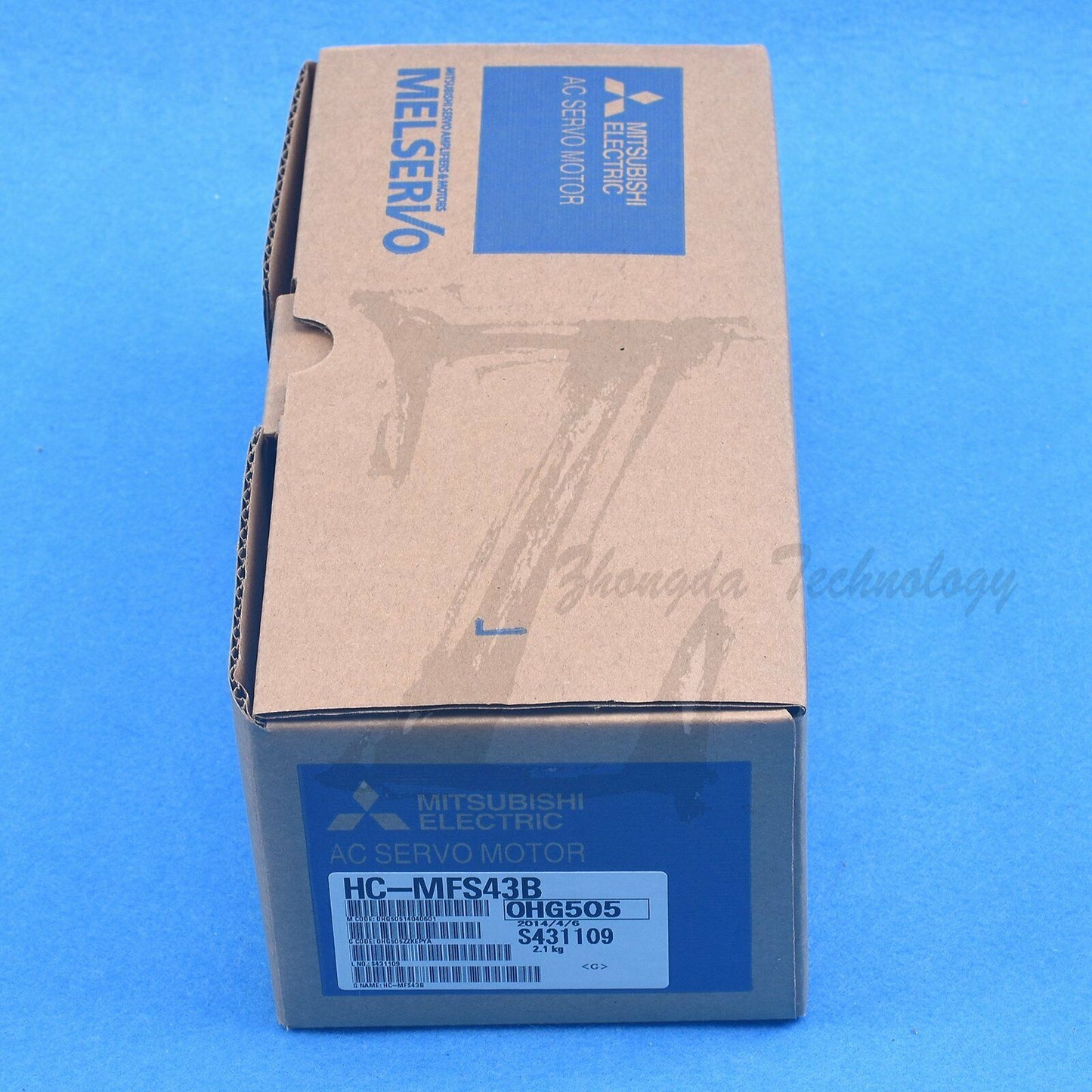 Mitsubishi 400W Servo Drive brake continuous 3.8Nm peak)HC-MFS43B - MITSUBISHI