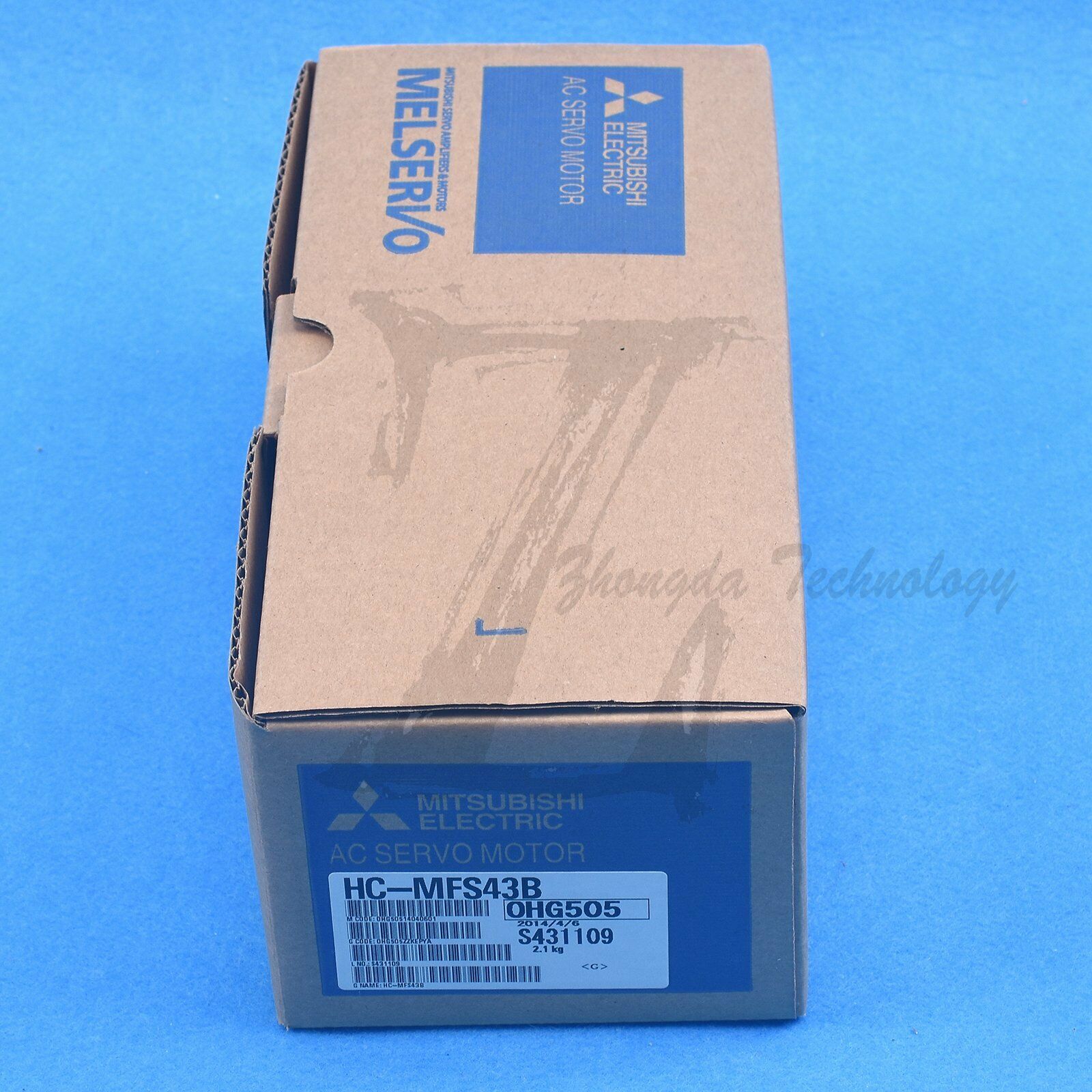 Mitsubishi 400W Servo Drive brake continuous 3.8Nm peak)HC-MFS43B - MITSUBISHI