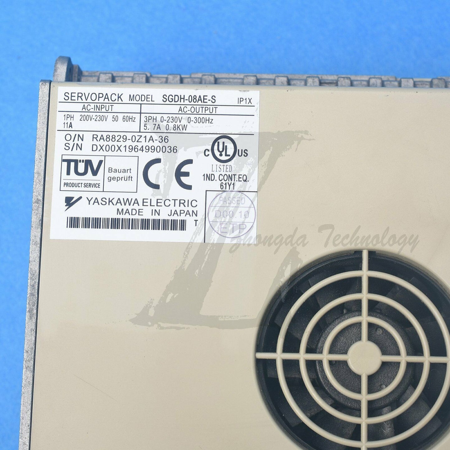 Used SGDH-08AE-S Yaskawa AC Servo Drive Good test - YASKAWA