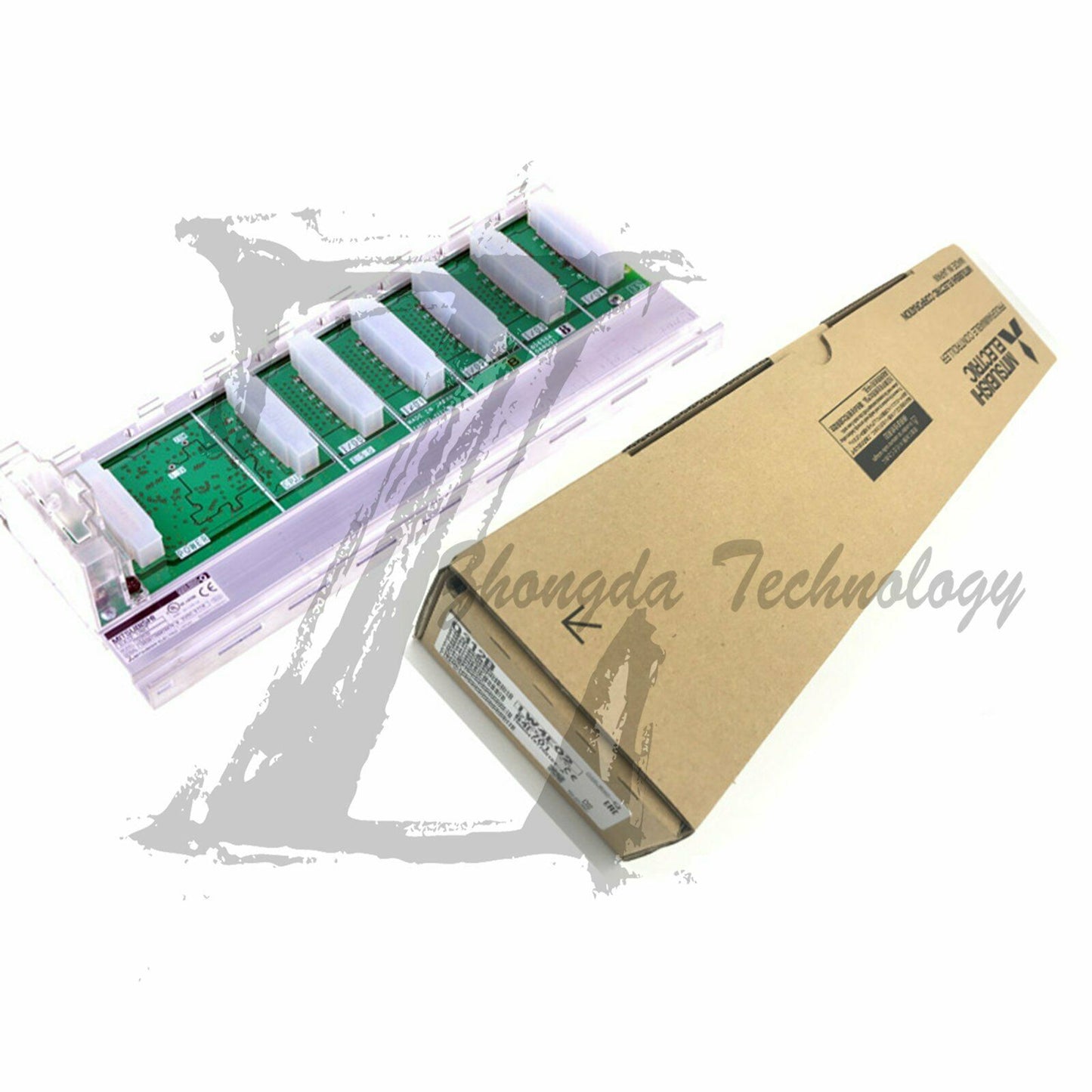New Mitsubishi Electric Q312B Q Controller DIN Rail Mount Base Unit 12 Slots - MITSUBISHI