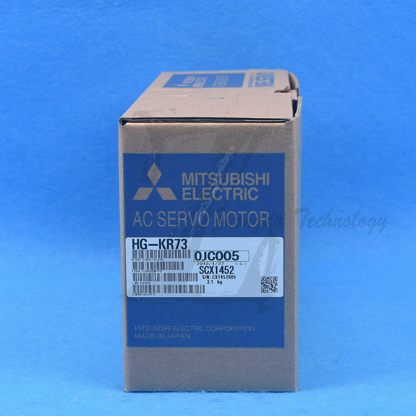 NEW Mitsubishi,Servo Motor 200 W, 200 V, 6000 rpm，1.9 Nm HG-KR73 - MITSUBISHI